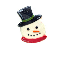 Load image into Gallery viewer, Snowman Bath Bomb (Sparkling Snow)
